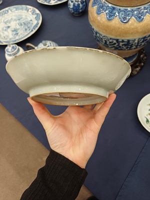 Lot 30 - A Pair of Chinese Porcelain Saucers, 18th...