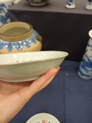 Lot 30 - A Pair of Chinese Porcelain Saucers, 18th...