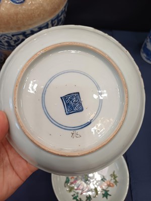 Lot 30 - A Pair of Chinese Porcelain Saucers, 18th...