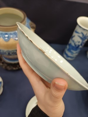 Lot 30 - A Pair of Chinese Porcelain Saucers, 18th...