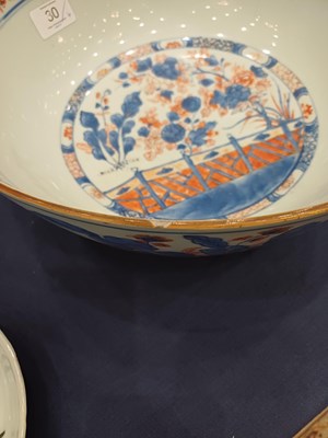 Lot 30 - A Pair of Chinese Porcelain Saucers, 18th...