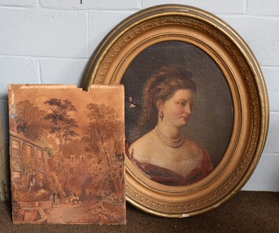 Lot 470 - British School (19th century) Head and...