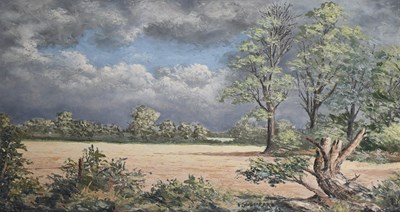 Lot 154 - F Sheppard (20th Century) Summer landscape...