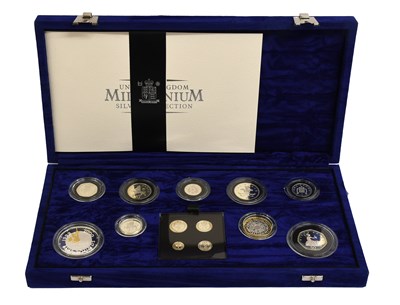 Lot 397 - The United Kingdom Millennium Silver...