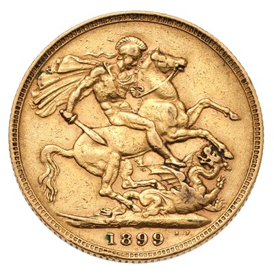 Lot 167 - Victoria, Sovereign 1899; near very fine