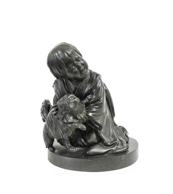 Lot 122 - A Japanese Bronze Okimono, Meiji/Taisho period,...