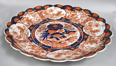Lot 291 - A Japanese Porcelain Imari Charger,...