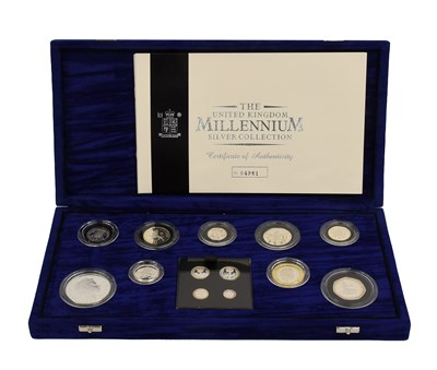 Lot 396 - The United Kingdom Millennium Silver...