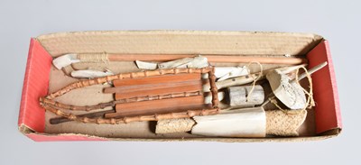 Lot 253 - Collection of Various Inuit Bone Carvings and...