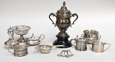 Lot 60 - A Collection of Assorted Silver, including a...