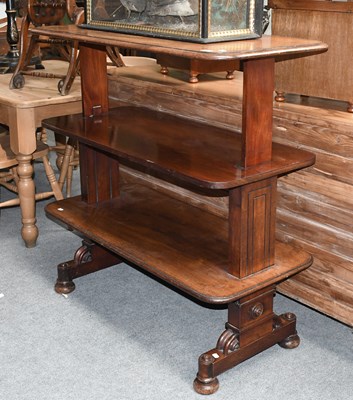 Lot 506 - A Metamorphic Victorian Mahogany Three Tier...