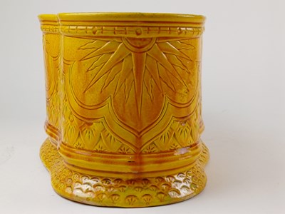 Lot 563 - A Burmantofts Quatre Lobed Plant Container,...
