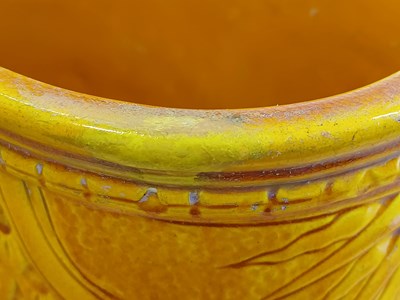 Lot 563 - A Burmantofts Quatre Lobed Plant Container,...