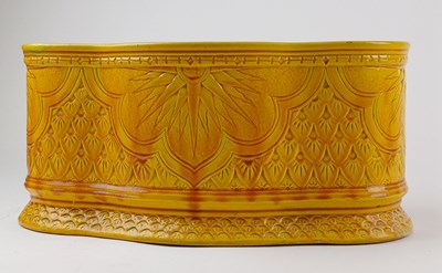 Lot 563 - A Burmantofts Quatre Lobed Plant Container,...