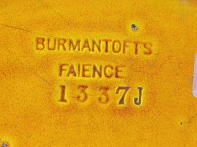 Lot 563 - A Burmantofts Quatre Lobed Plant Container,...