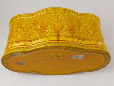 Lot 563 - A Burmantofts Quatre Lobed Plant Container,...