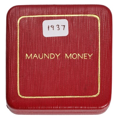 Lot 77 - George VI, Maundy Set 1937, 4 coin set...