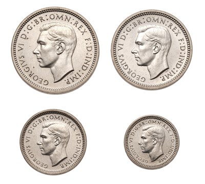 Lot 78 - George VI, Maundy Set 1944, 4 coin set...