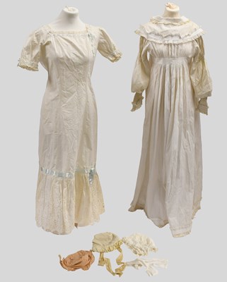 Lot 2216 - Early 19th Century White Cotton Dressing Robe,...