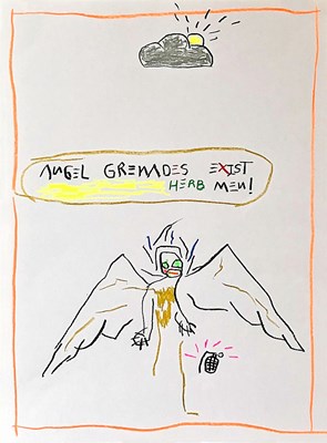 Lot 45 - busytinsnips (Contemporary) "Angel Grenades"...