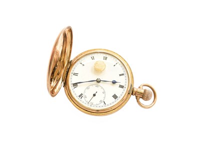 Lot 342 - A 9 Carat Gold Full Hunter Pocket Watch