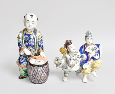 Lot 285 - A Japanese Imari Porcelain Figure, Taisho...
