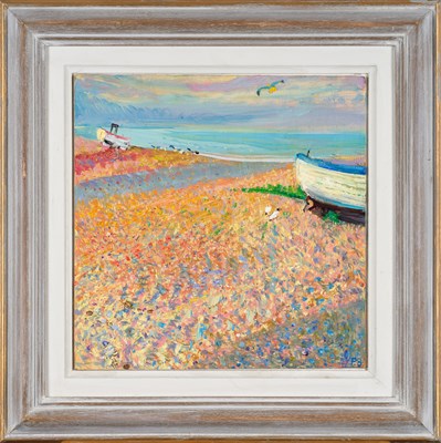Lot 88 - Piers Browne (1949-2024) “Boats on Aldeburgh...