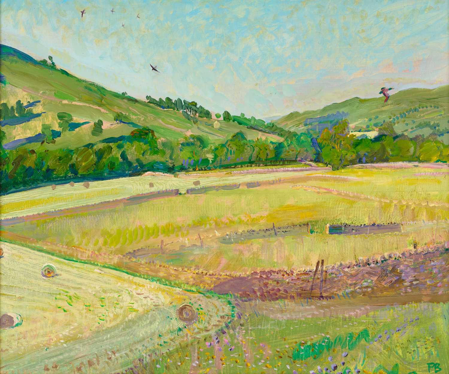 Lot 80 - Piers Browne (1949-2024) “Hayfields Below...