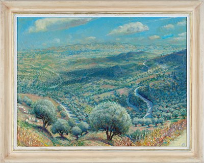 Lot 94 - Piers Browne (1949-2024) Landscape with olive...