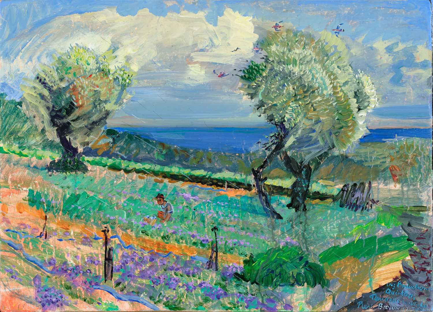 Lot 96 - Piers Browne (1949-2024) “Olive Trees in a...