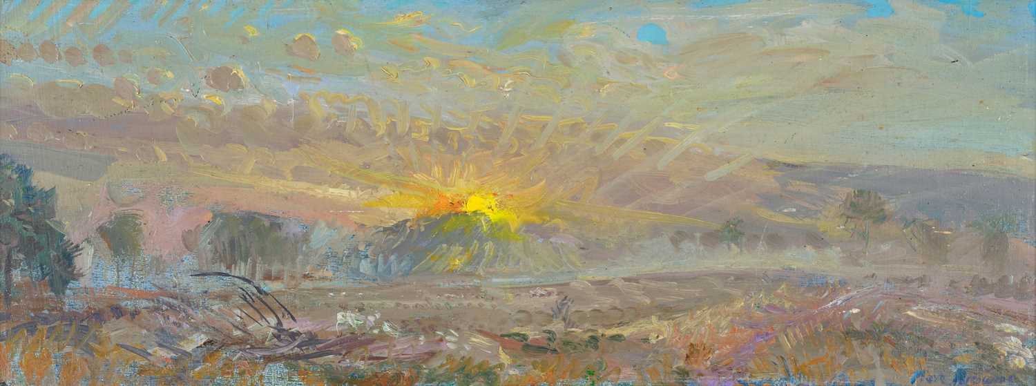 Lot 74 - Piers Browne (1949-2024) “November Dawn:...