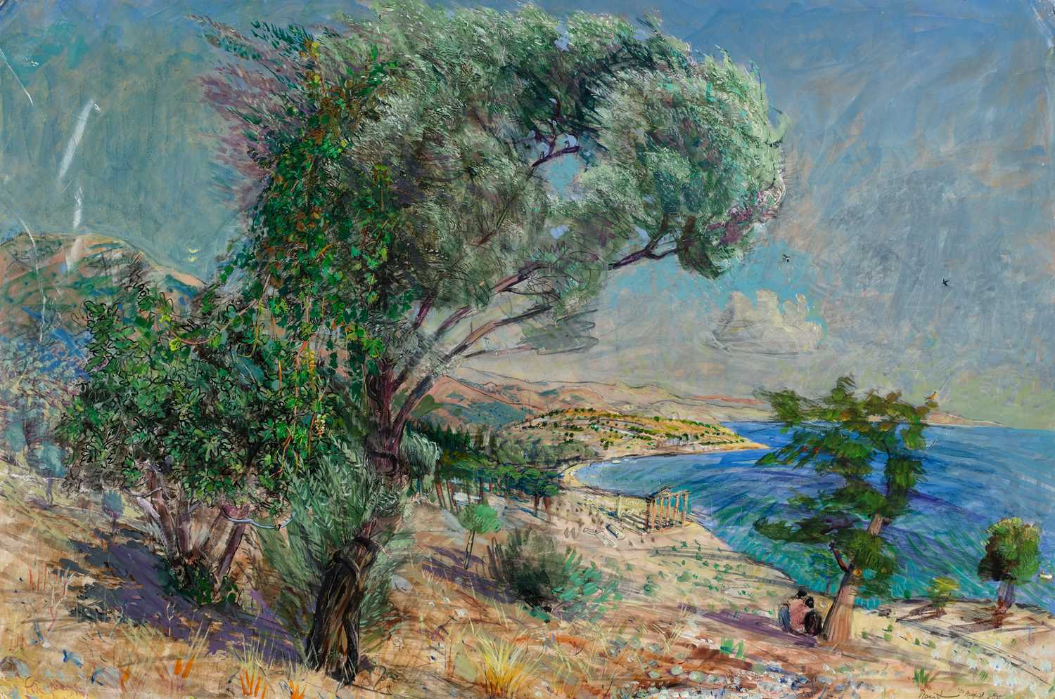 Lot 100 - Piers Browne (1949-2024) “August…” Figures...