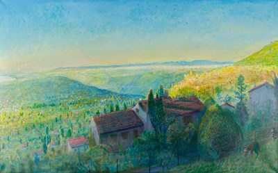 Lot 97 - Piers Browne (1949-2024) Continental landscape...
