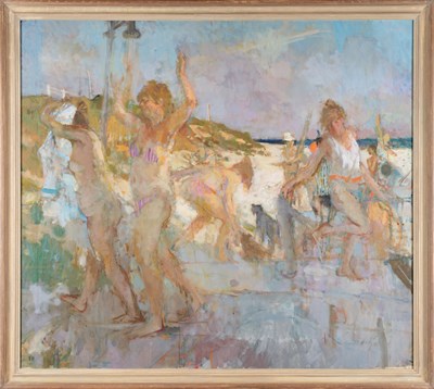 Lot 106 - Bernard Dunstan RA, PPRWA (1920-2017) “Shower...