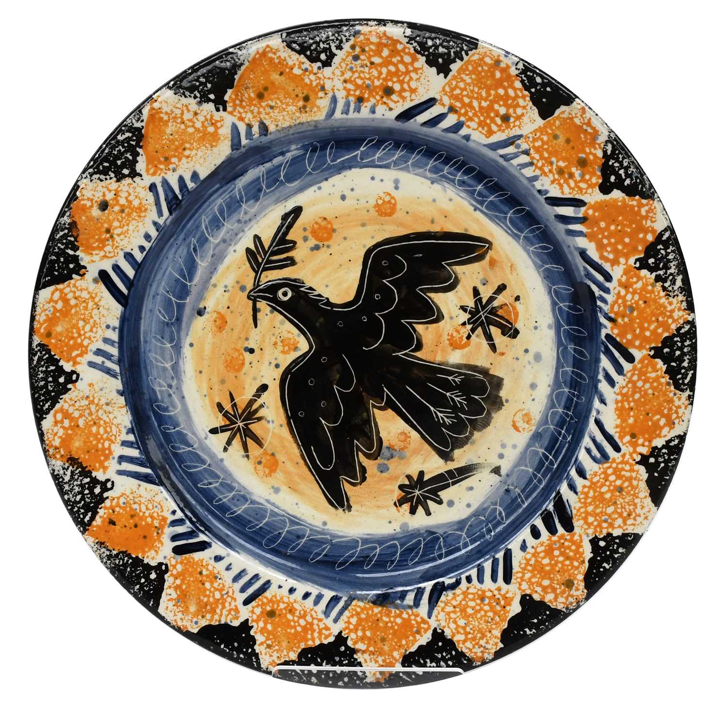Lot 119 - Mark Hearld (b.1974) Dove with olive branch...