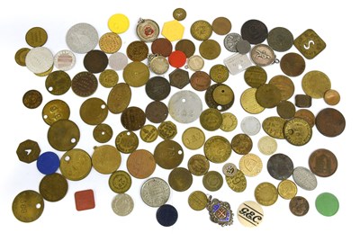 Lot 471 - Miscellaneous Tokens, Checks and Counters, a...