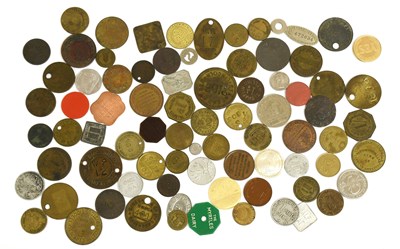 Lot 472 - Miscellaneous Tokens, Checks and Counters, a...
