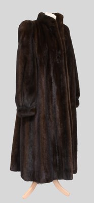 Lot 2024 - Ross Furriers, Leeds Dark Mink Long Coat of...