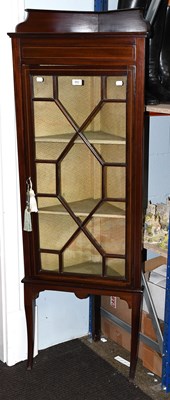 Lot 502 - An Edwardian inlaid Mahogany Astragal Glazed...