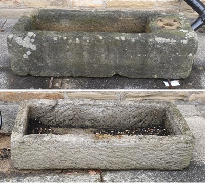 Lot 273 - A Stone Trough, of rectangular form 114cm by...