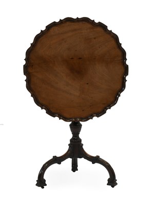 Lot 407 - A George III Mahogany Pie-Crust Tilt-Top...