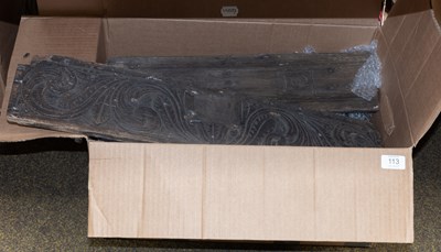 Lot 113 - Collection of Various Carved Panels, including...