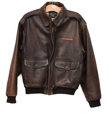 Lot 275 - A US Avirex Type A-2 Leather Bomber Jacket,...