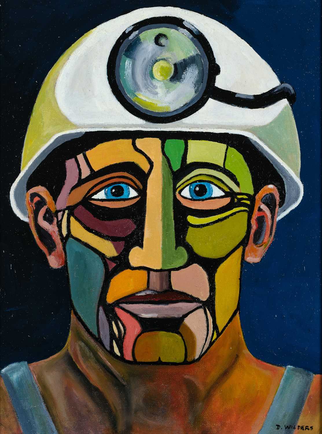 Lot 9 - David Wilders (Contemporary) "Creases of Coal...