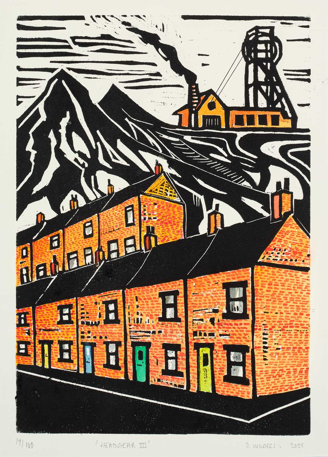 Lot 7 - David Wilders (Contemporary) "Headgear III"...