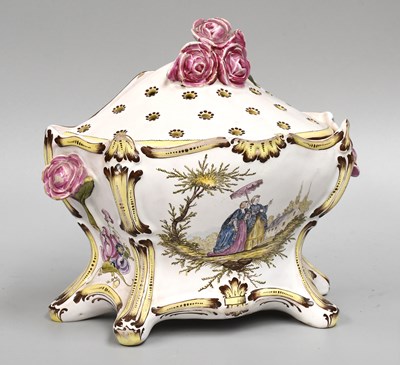Lot 93 - A Veuve Perrin Style Faience Potpourri, 18th...