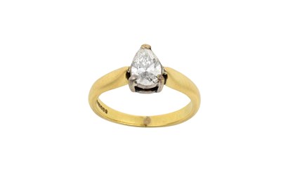 Lot 2347 - An 18 Carat Gold Diamond Solitaire Ring the...