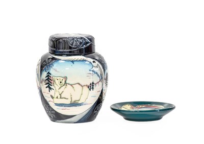 Lot 530 - Modern Moorcroft Pottery Artic Tundra Pattern...