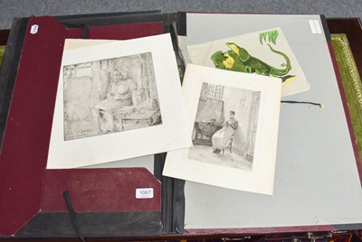 Lot 1067 - A Collection of Drawings and Prints, primarily...
