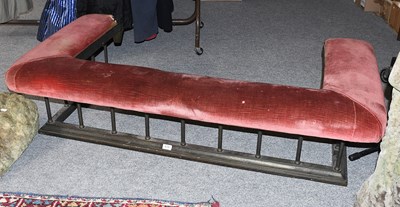 Lot 619 - A Brass Club Fender, external: 150cm by 76cm...